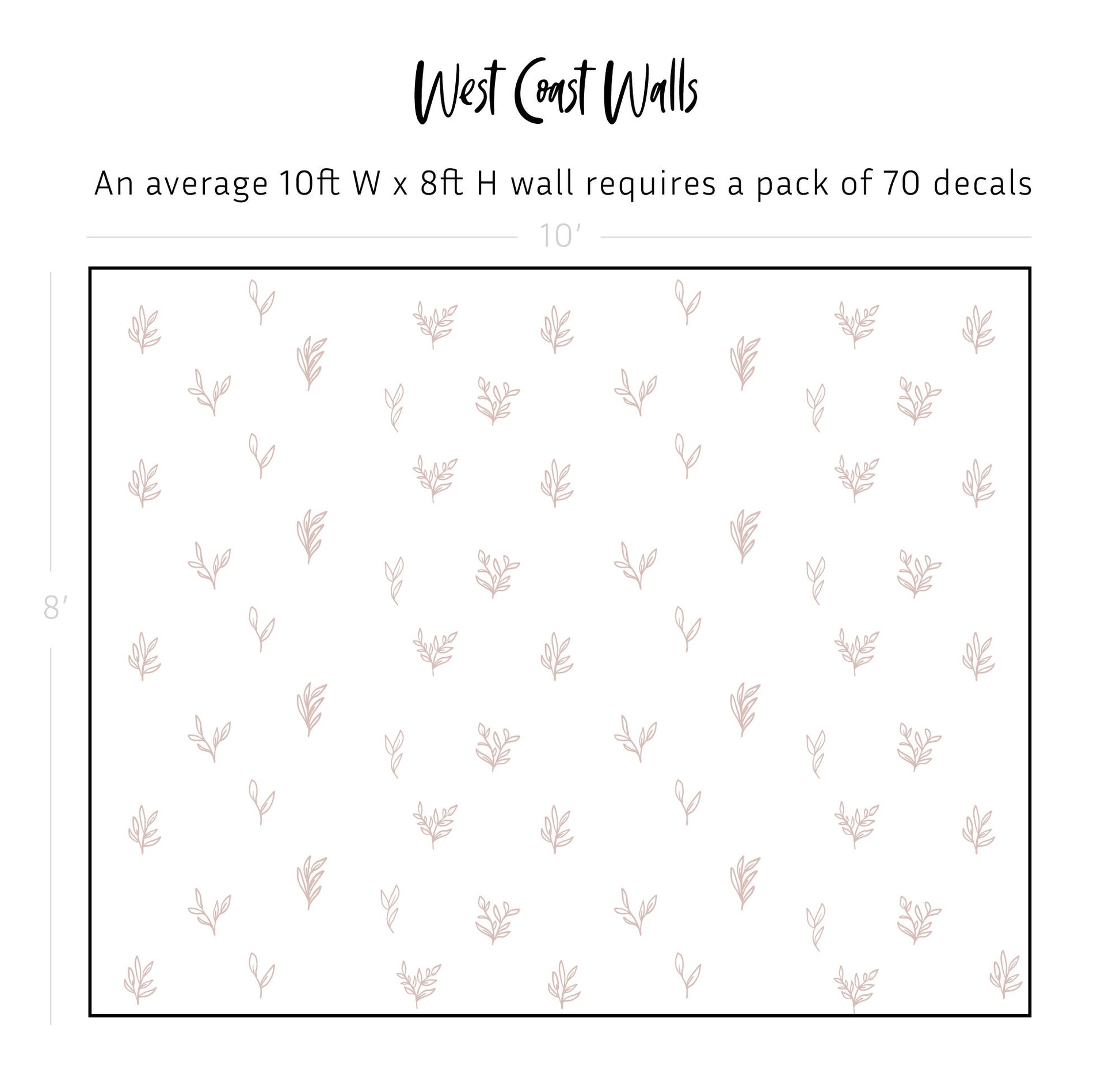 Ash Leaves Wall Decals