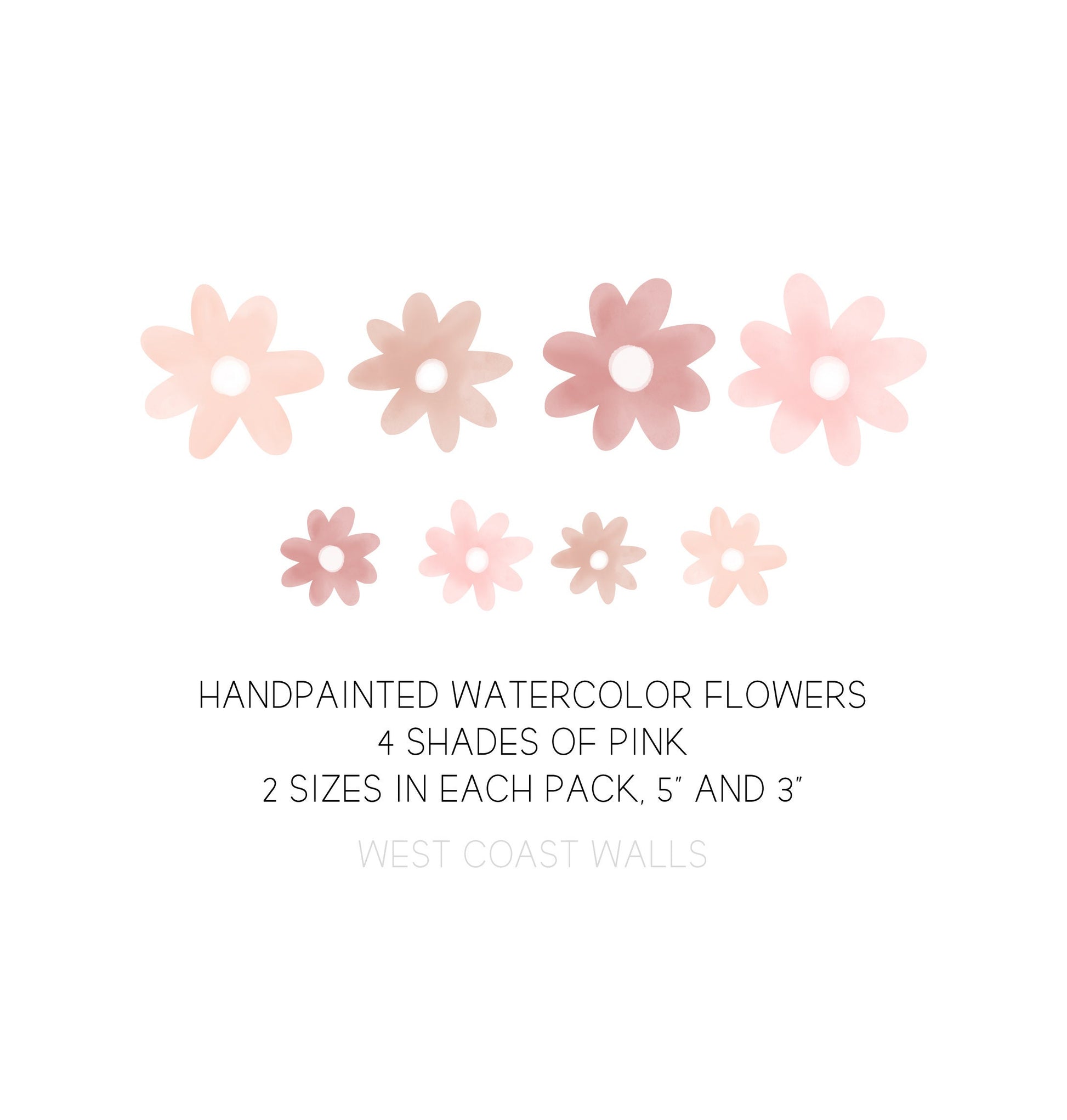 Simple Watercolor Boho Flowers