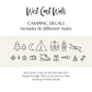 Camping Wall Decals