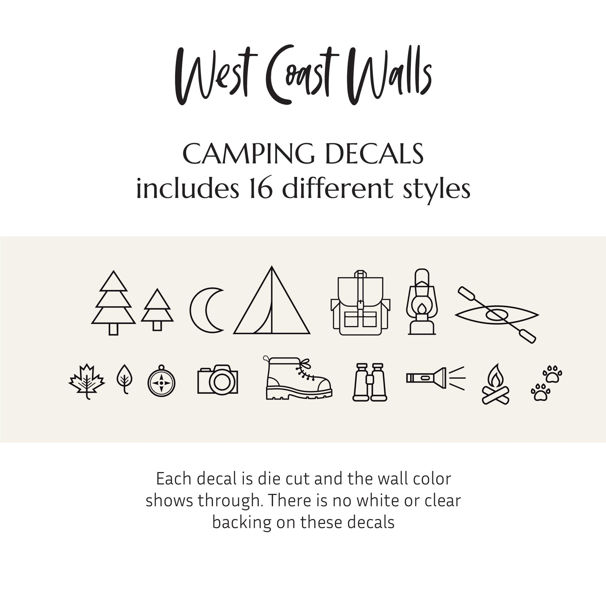 Camping Wall Decals