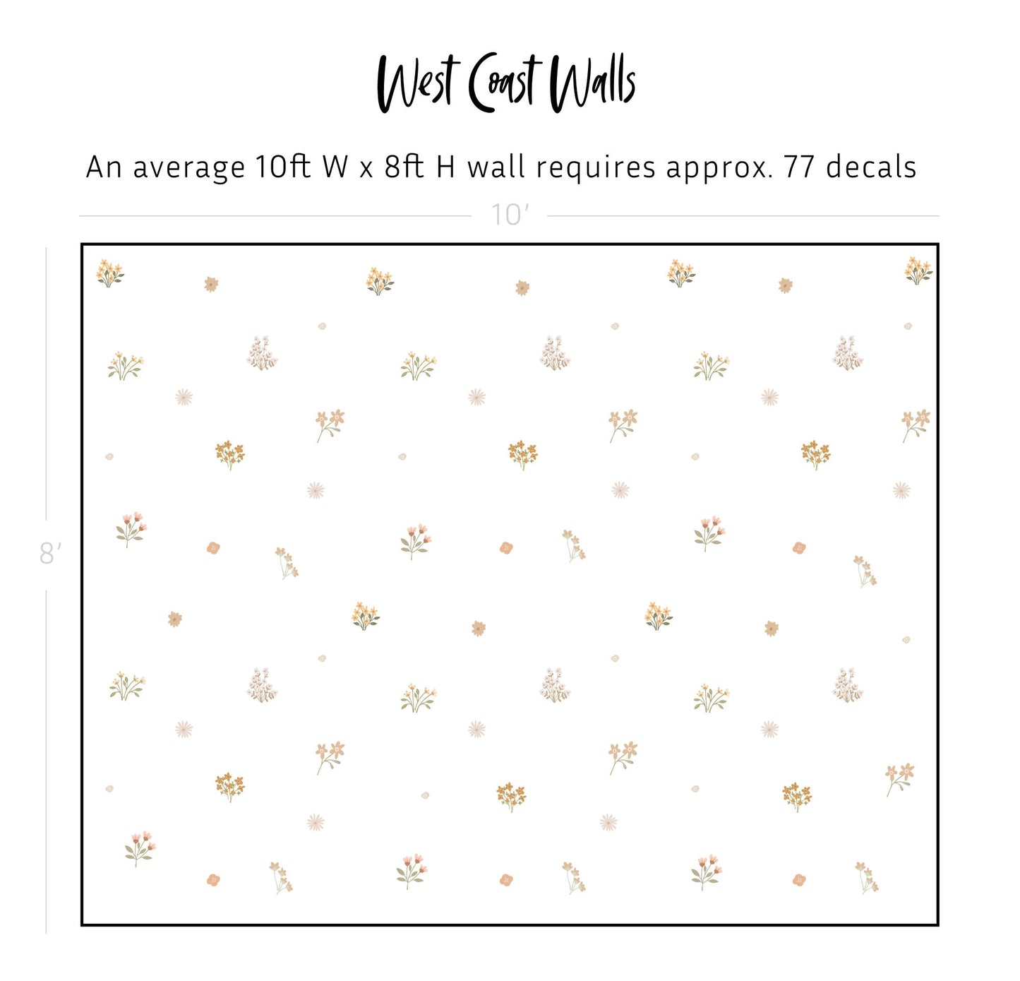 Quinn Wildflower Wall Decals