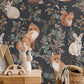 Whimsical Woodland Foxes Wallpaper