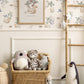 Pastel Whimsical Woodland Wallpaper / Animal Wallpaper / Woodland Theme / Pastel Wallpaper / Nursery Decor / Nursery Wall