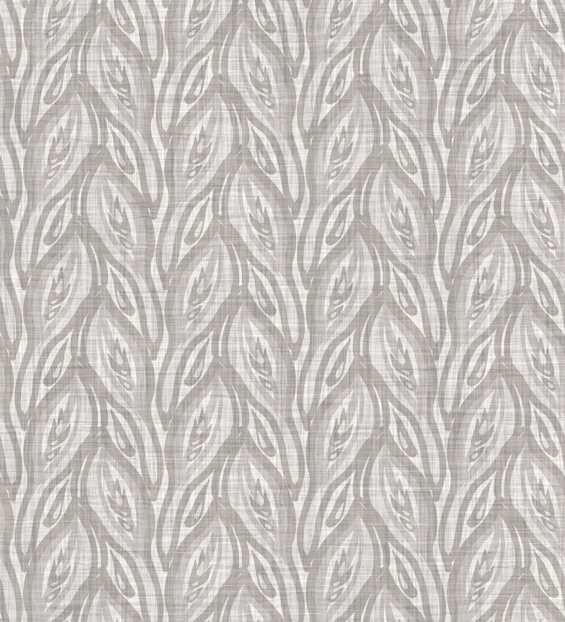 Bridget Botanical Stripes Wallpaper / Striped Wallpaper / Textured Look Wallpaper / Linen Wallpaper / Cottage Style / Cottage-core