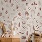 Magical Forest Wallpaper / Wilderness Theme / Outdoorsy Wallpaper / Wallpaper / Boys Room Wallpaper / Mountain Wallpaper